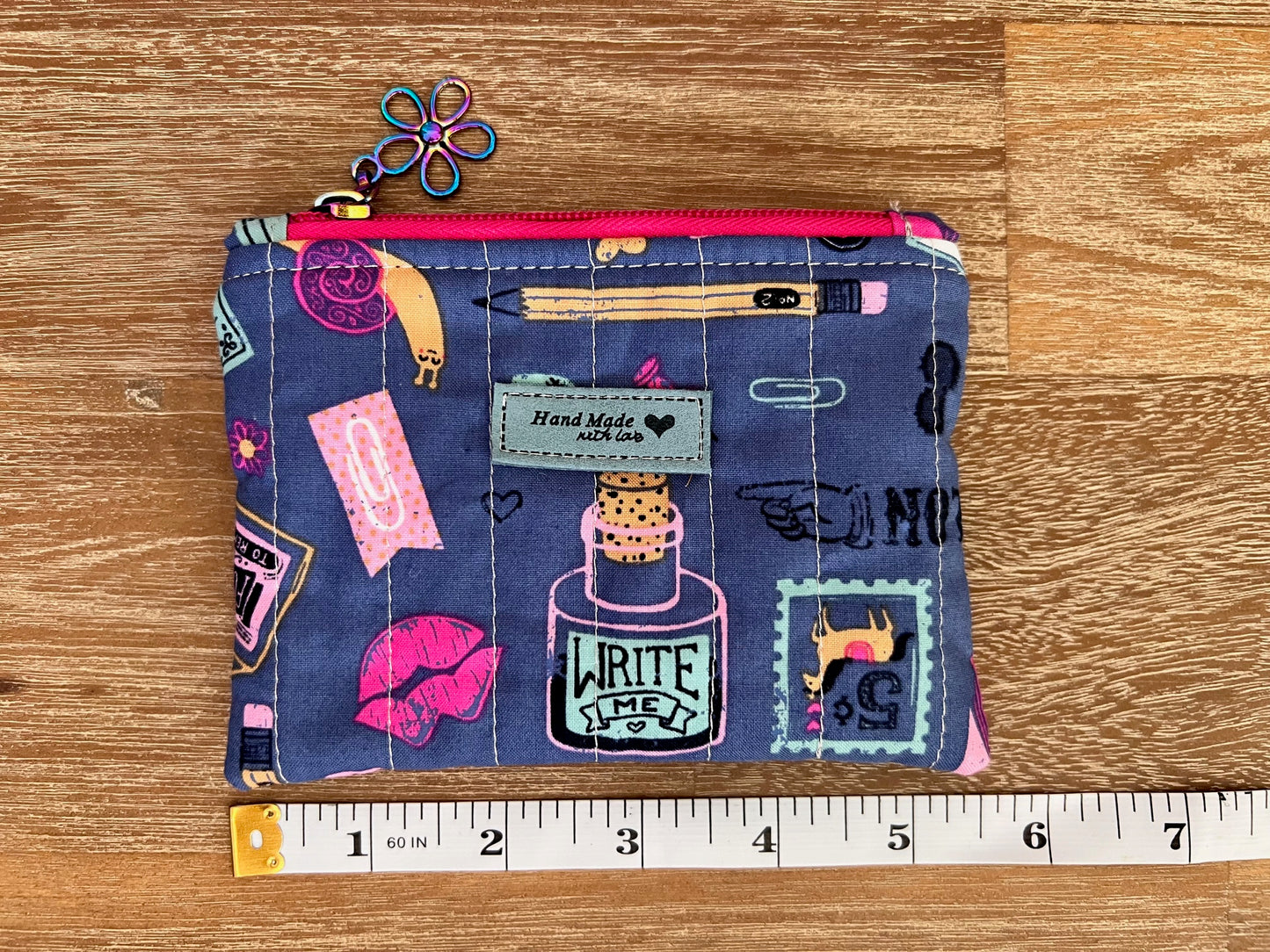 ✒️ “Dear Writer” Coin Purse – Handmade for Creative Souls