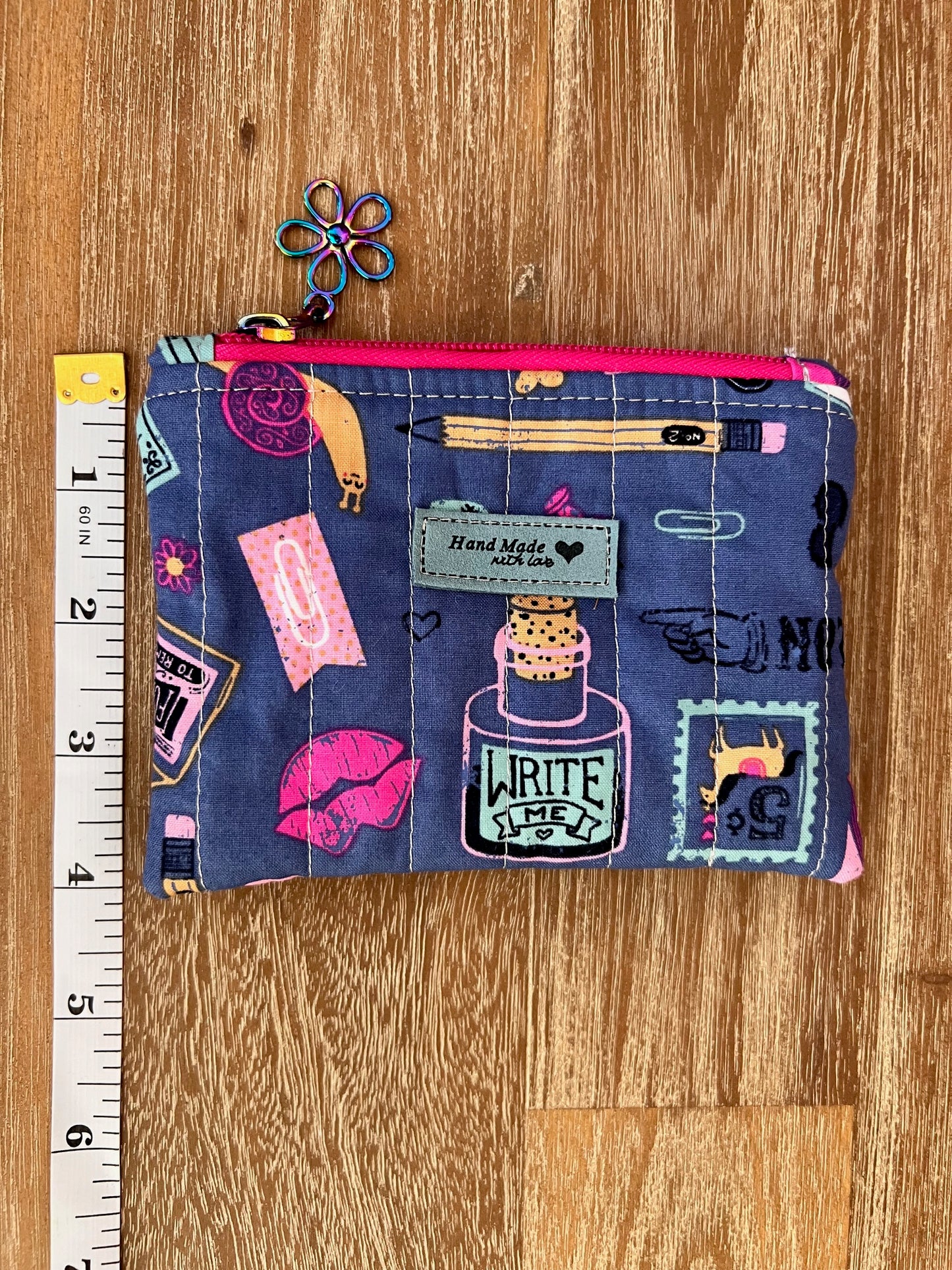 ✒️ “Dear Writer” Coin Purse – Handmade for Creative Souls