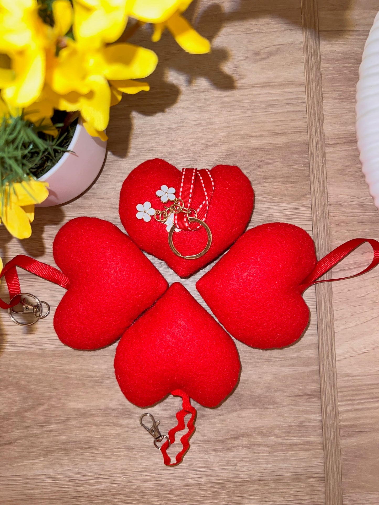 Heart Purse Charm Template Pattern - Digital Download