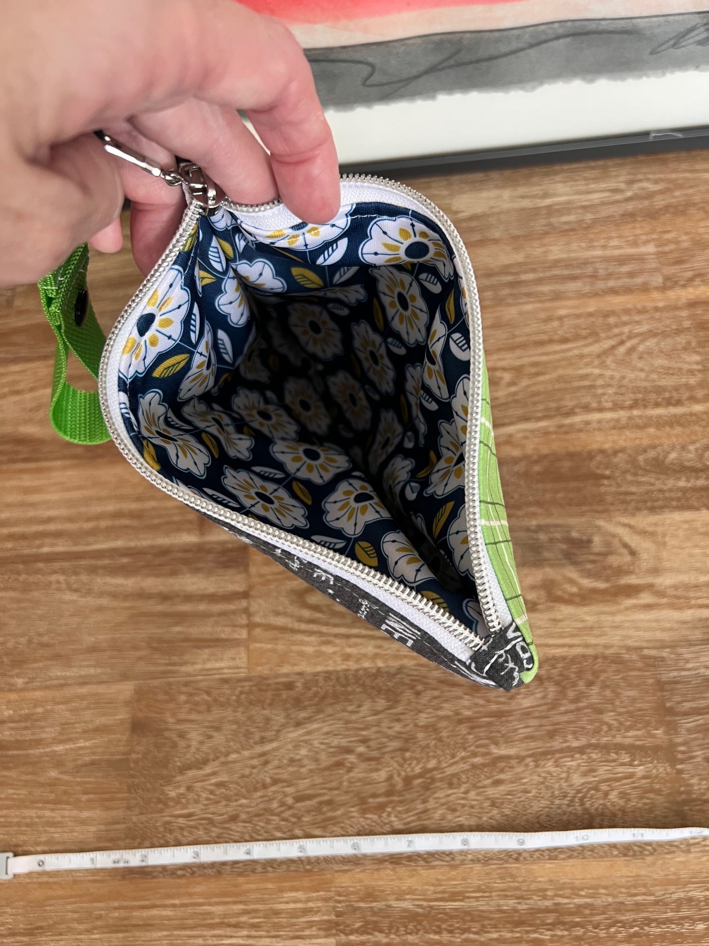 🌿 62 Handcrafted Wet Bag – “Adventure Awaits” Plaid Edition